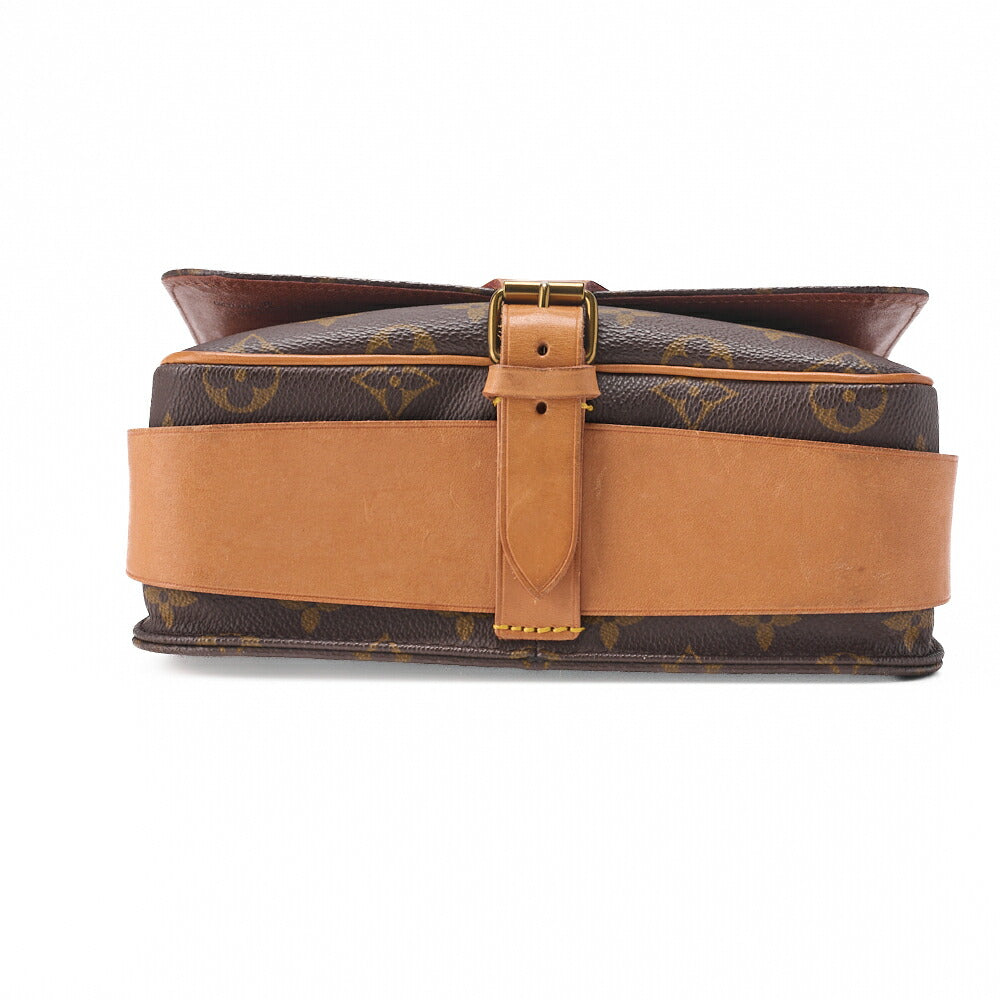 Louis Vuitton Shoulder Bag, Monogram Cartesier MM, Canvas, Brown, Gold-Tone Hardware, Pre-Owned - Vintage La Charme