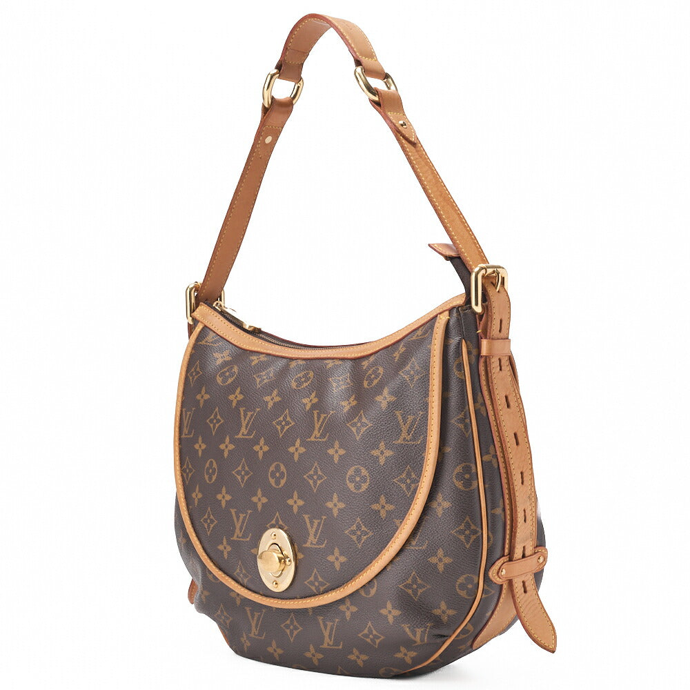 Louis Vuitton Shoulder Bag, Monogram, Canvas, Brown, Gold-Tone Hardware, Pre-Owned - Vintage La Charme
