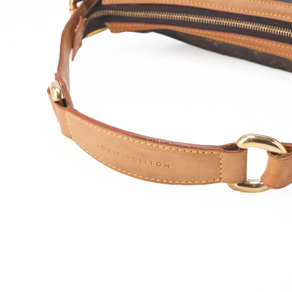 Louis Vuitton Shoulder Bag, Monogram, Canvas, Brown, Gold-Tone Hardware, Pre-Owned - Vintage La Charme