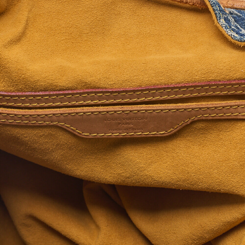 Louis Vuitton Shoulder Backpack Bag, Monogram Denim, Blue, Gold-Tone Hardware, Pre-Owned - Vintage La Charme