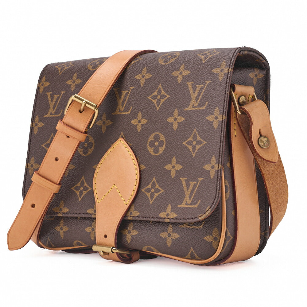 Louis Vuitton Shoulder Bag, Monogram, Canvas, Brown, Gold-Tone Hardware, Pre-Owned - Vintage La Charme
