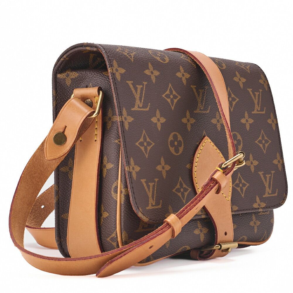 Louis Vuitton Shoulder Bag, Monogram, Canvas, Brown, Gold-Tone Hardware, Pre-Owned - Vintage La Charme