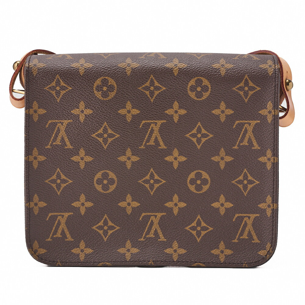 Louis Vuitton Shoulder Bag, Monogram, Canvas, Brown, Gold-Tone Hardware, Pre-Owned - Vintage La Charme