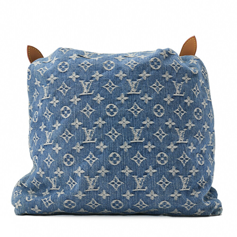Louis Vuitton Umhängetasche, Monogram Denim, Blau, Goldfarbene Hardware, Gebraucht
