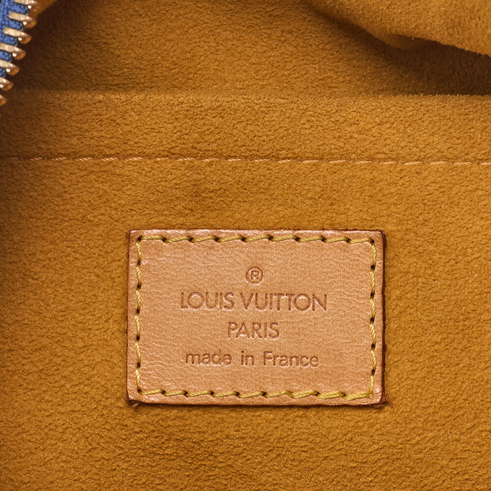 Louis Vuitton Umhängetasche, Monogram Denim, Blau, Goldfarbene Hardware, Gebraucht