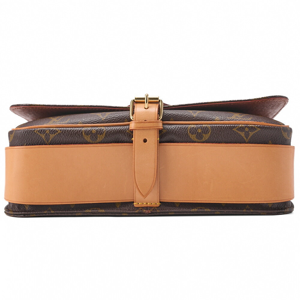 Louis Vuitton Shoulder Bag, Monogram Cartesierre GM, Canvas, Brown, Gold-Tone Hardware, Pre-Owned - Vintage La Charme