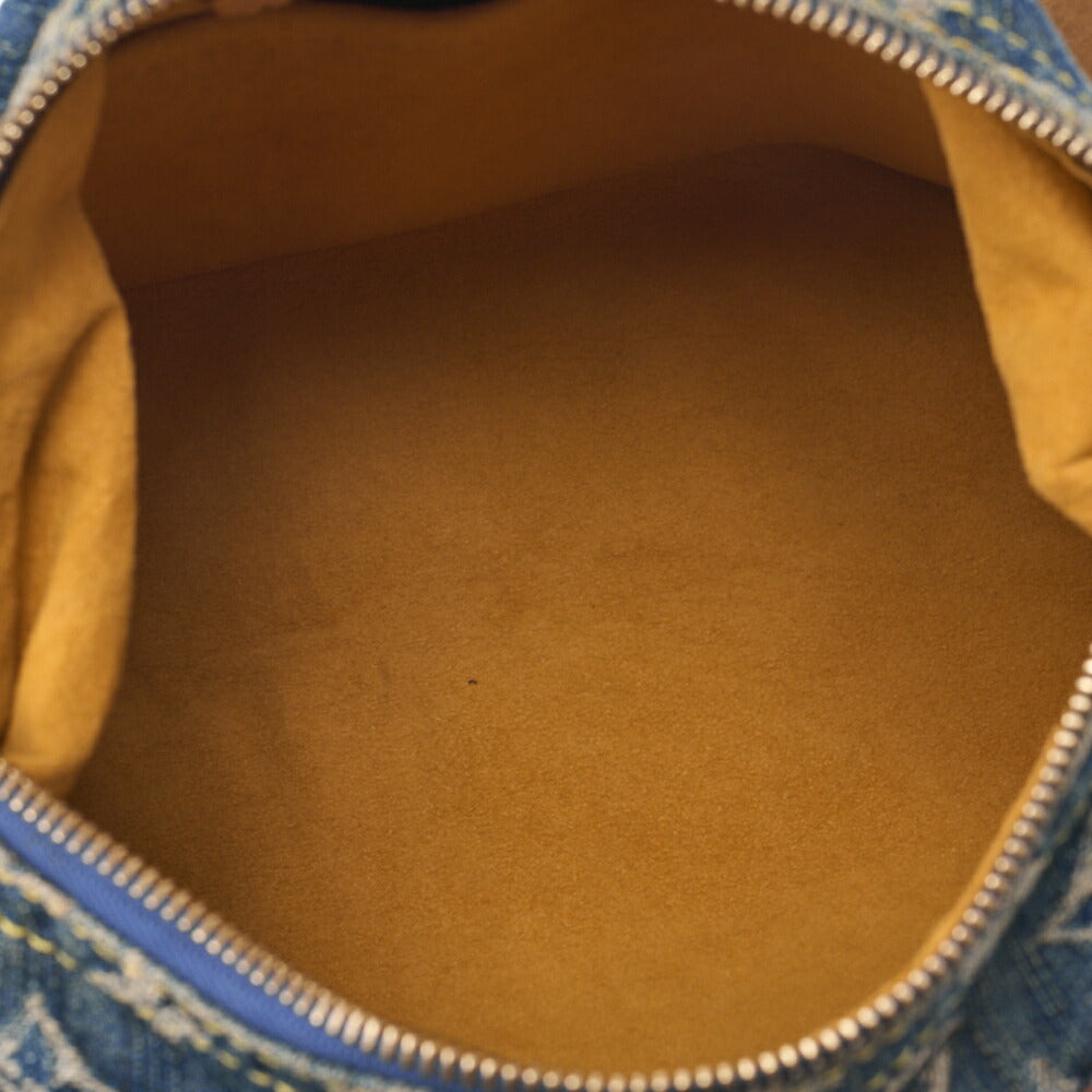 Louis Vuitton Shoulder Bag, Monogram Denim, Blue, Gold-Tone Hardware, Pre-Owned - Vintage La Charme