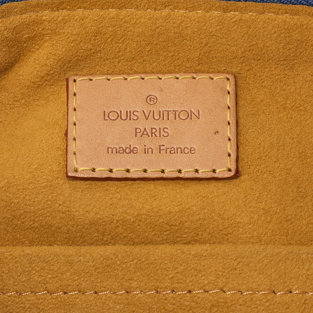 Louis Vuitton Shoulder Bag, Monogram Denim, Blue, Gold-Tone Hardware, Pre-Owned - Vintage La Charme