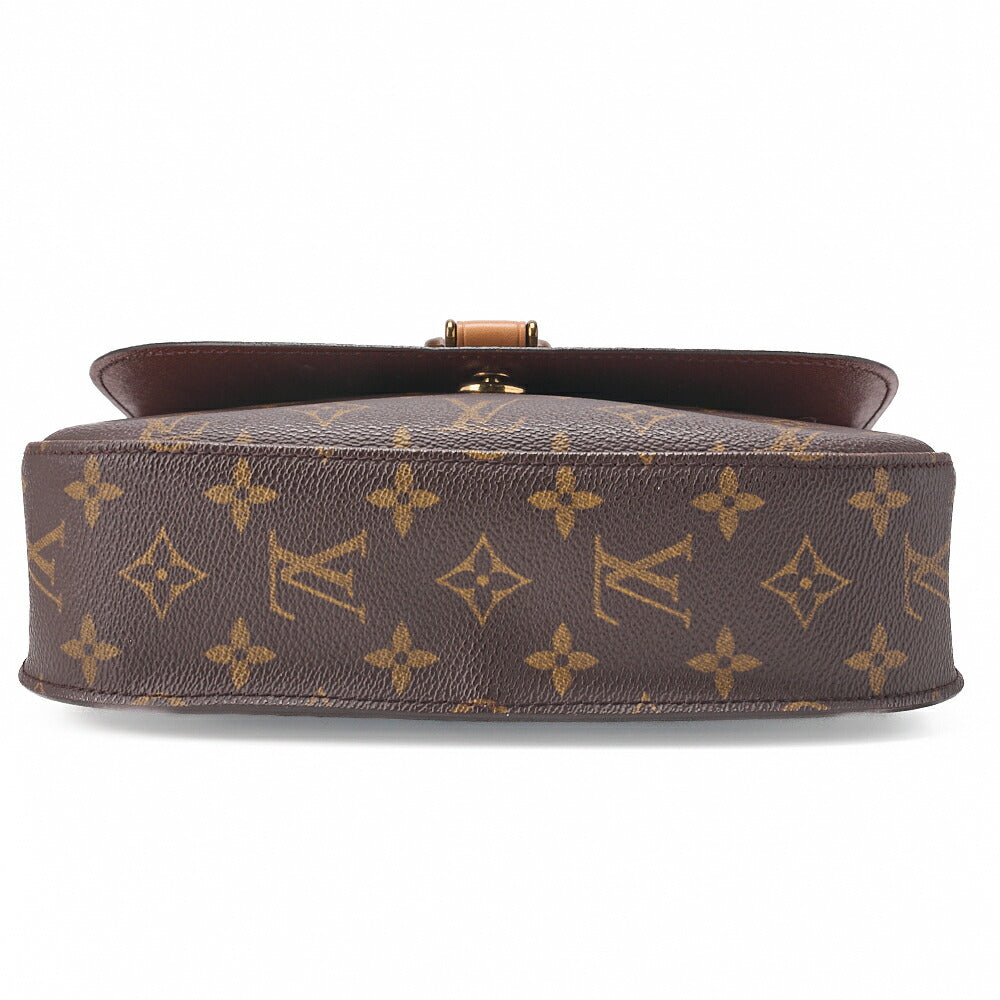 Louis Vuitton Umhängetasche, Monogramm, Braun, Goldfarbene Hardware, Gebraucht