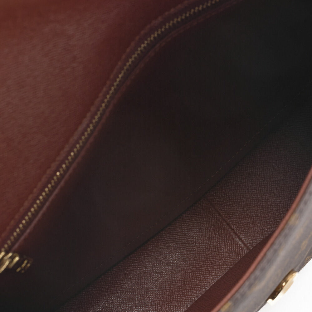 Louis Vuitton Umhängetasche, Monogramm, Braun, Goldfarbene Hardware, Gebraucht