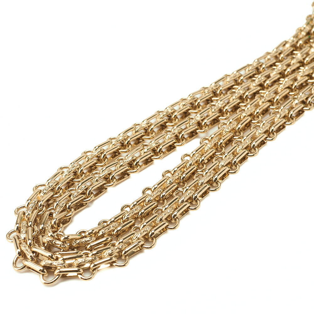 CHANEL Chain Shoulder Bag Matelasse 2.55 Vintage Calf Green Gold-Tone Hardware Pre-Owned - Vintage La Charme