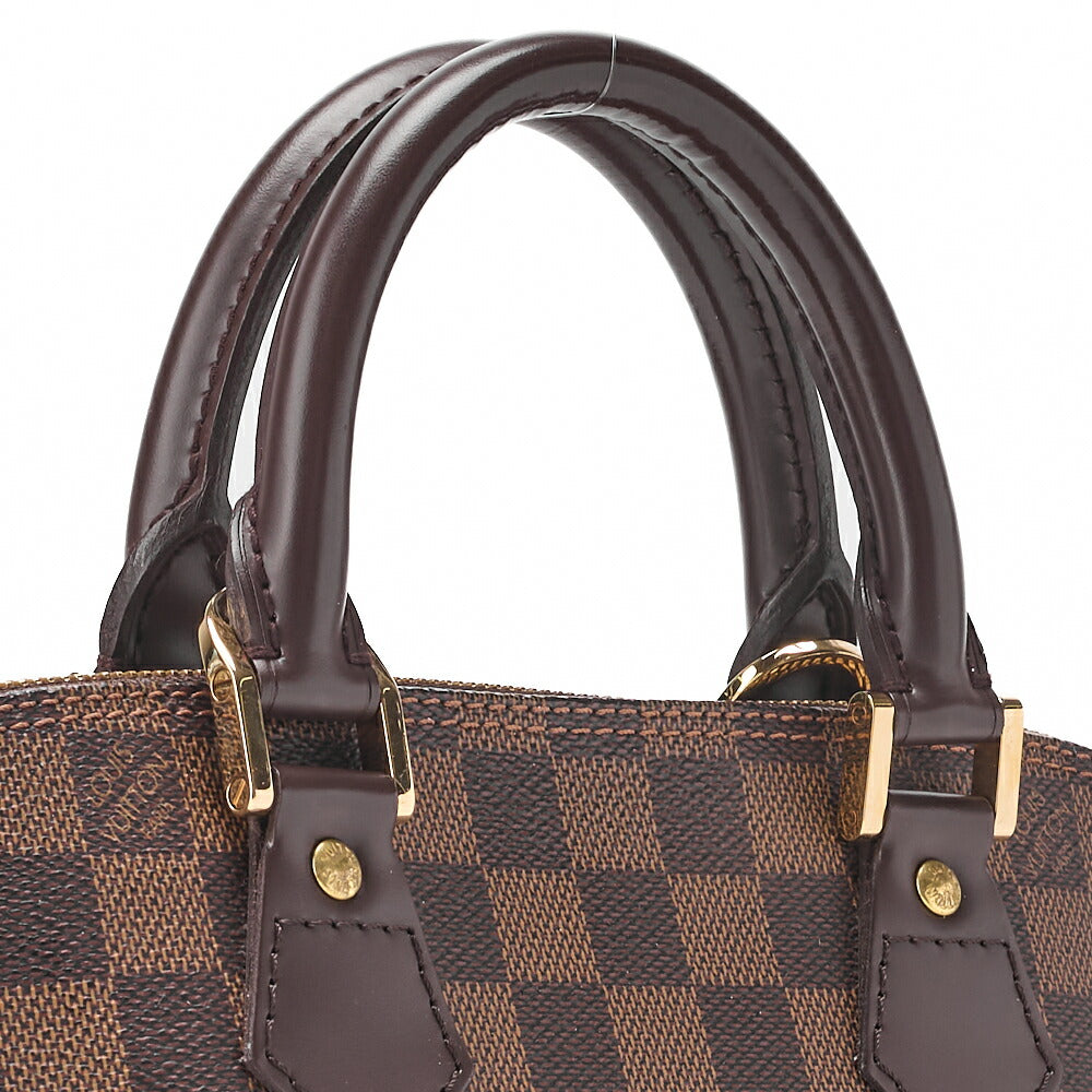 Louis Vuitton Handbag Alma PM Damier Canvas Brown Gold-Tone Hardware Pre-Owned - Vintage La Charme