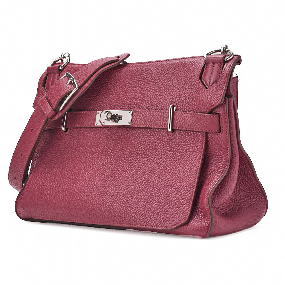 HERMES Gypsiere 34 Shoulder Bag Tryon Clemence Tosca Silver-Tone Hardware Pre-Owned - Vintage La Charme