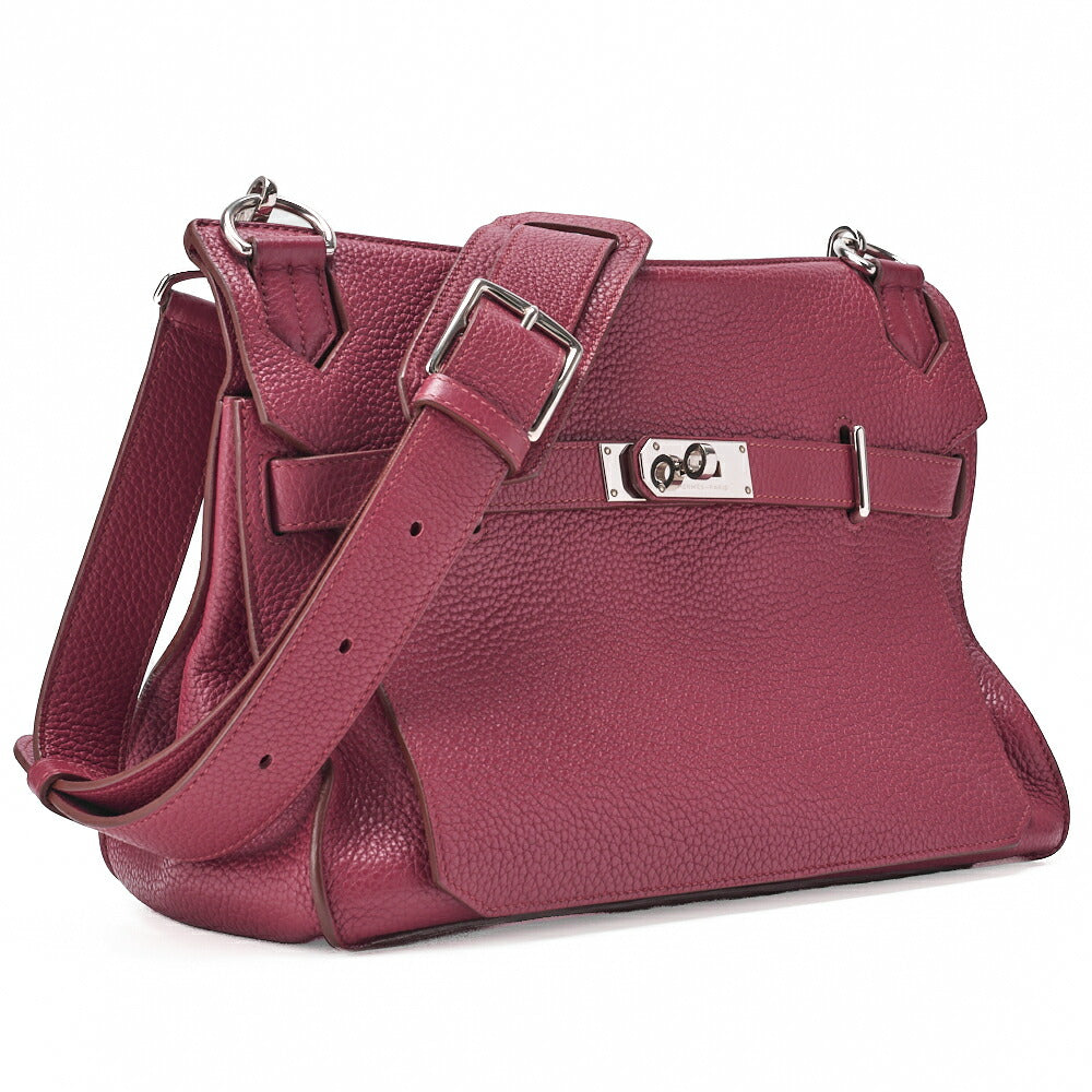 HERMES Gypsiere 34 Shoulder Bag Tryon Clemence Tosca Silver-Tone Hardware Pre-Owned - Vintage La Charme