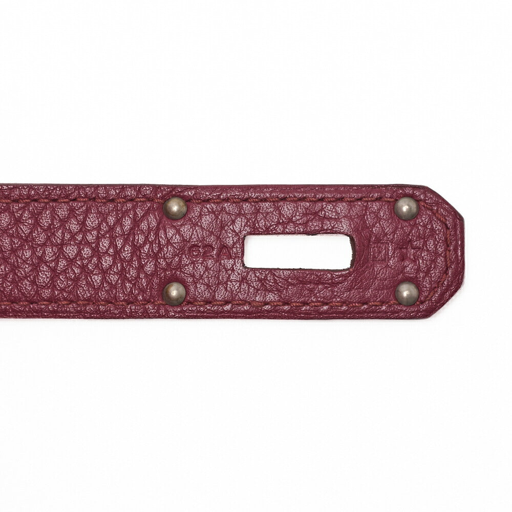 HERMES Gypsiere 34 Shoulder Bag Tryon Clemence Tosca Silver-Tone Hardware Pre-Owned - Vintage La Charme