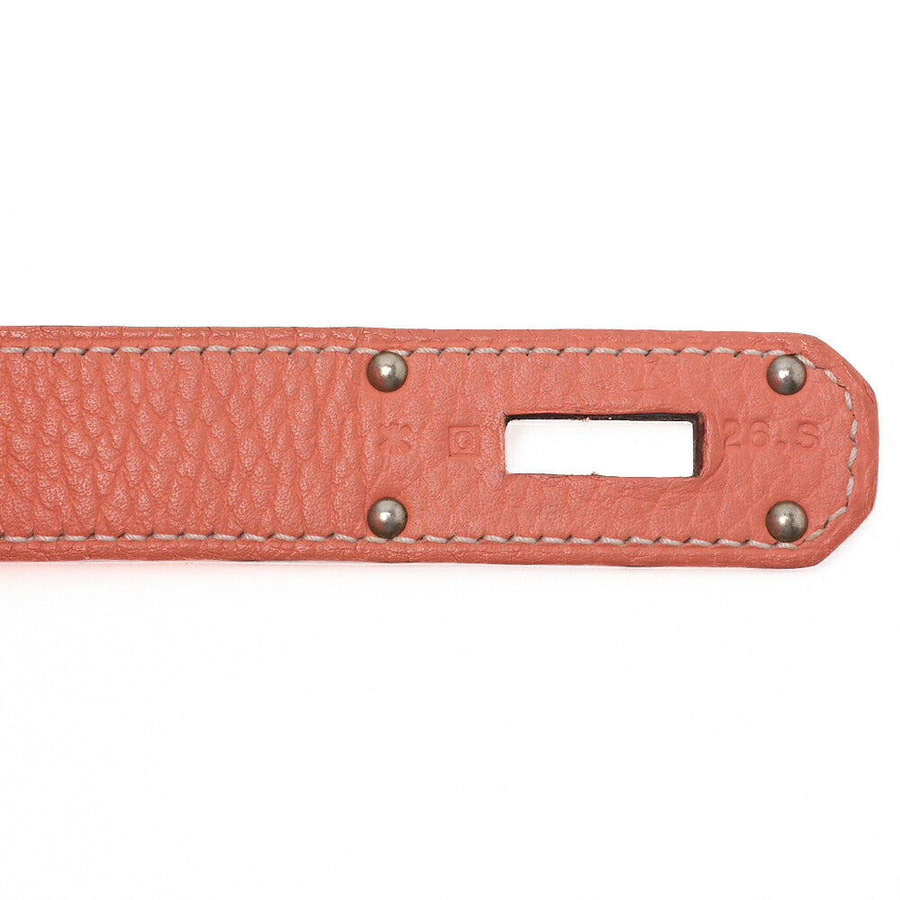 HERMES Gypsiere 30 Shoulder Bag Tryon Clemence Crevette Silver-Tone Hardware Pre-Owned - Vintage La Charme