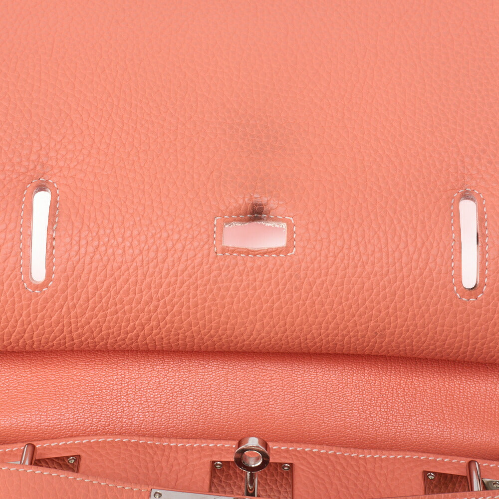 HERMES Gypsiere 30 Shoulder Bag Tryon Clemence Crevette Silver-Tone Hardware Pre-Owned - Vintage La Charme