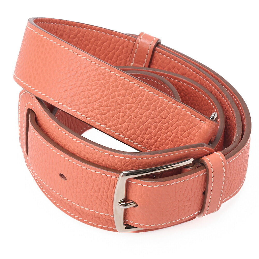 HERMES Gypsiere 30 Shoulder Bag Tryon Clemence Crevette Silver-Tone Hardware Pre-Owned - Vintage La Charme