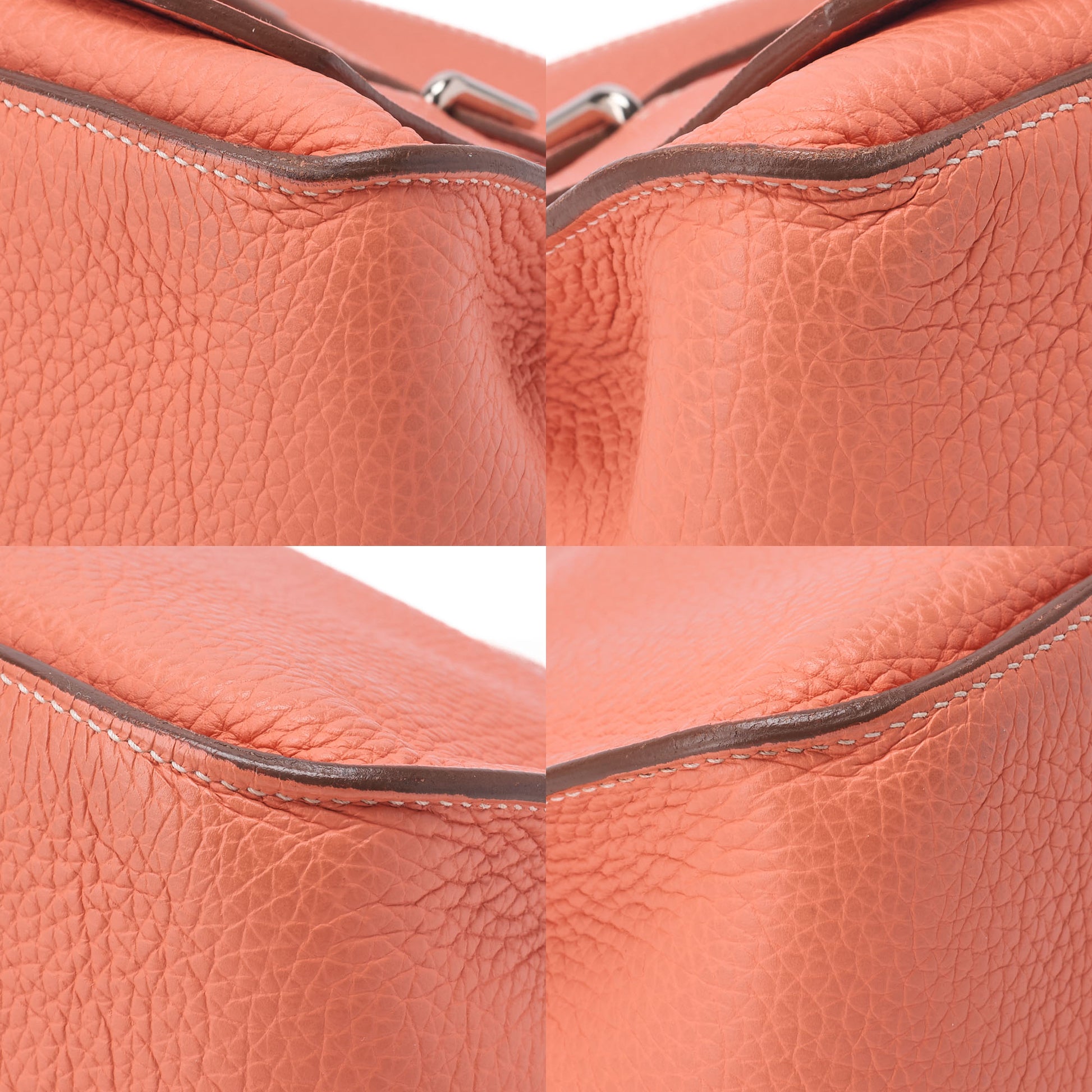 HERMES Gypsiere 30 Shoulder Bag Tryon Clemence Crevette Silver-Tone Hardware Pre-Owned - Vintage La Charme