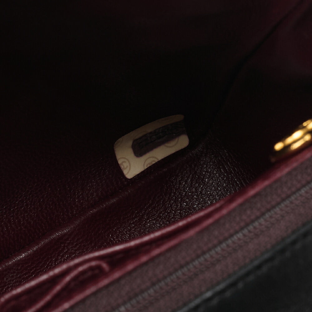 CHANEL Chain Shoulder Bag Matelasse Lambskin Black Gold-Tone Hardware Pre-Owned - Vintage La Charme