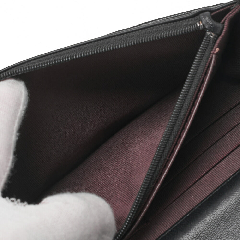 Chanel Chain Wallet Matelasse Lambskin Black Gold-Tone Hardware Pre-Owned - Vintage La Charme