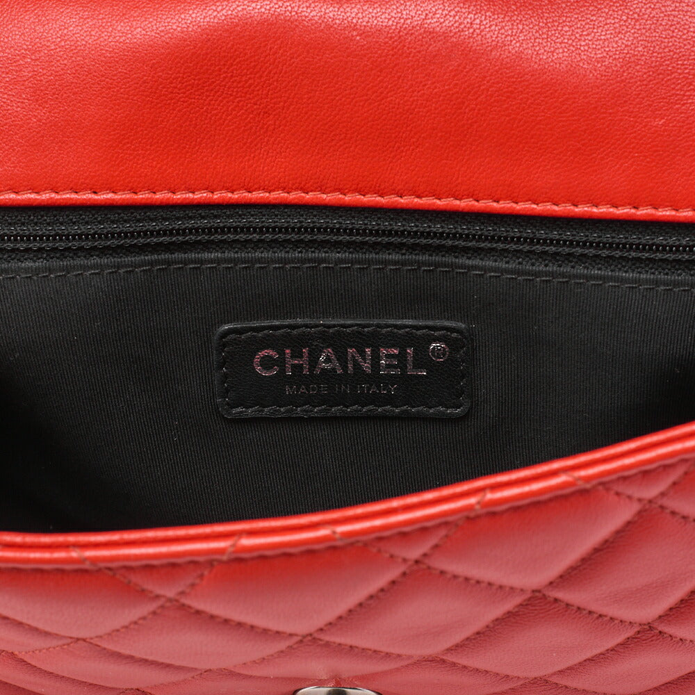 CHANEL Shoulder Bag Matelasse Denim Blue Single Flap Turn Lock Silver-Tone Hardware Pre-Owned - Vintage La Charme