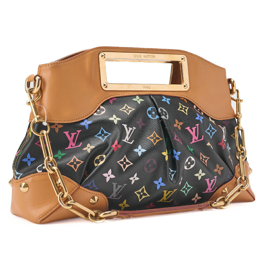 Louis Vuitton Shoulder Bag 2WAY Monogram Multicolor Canvas Noir Gold-Tone Hardware Pre-Owned - Vintage La Charme