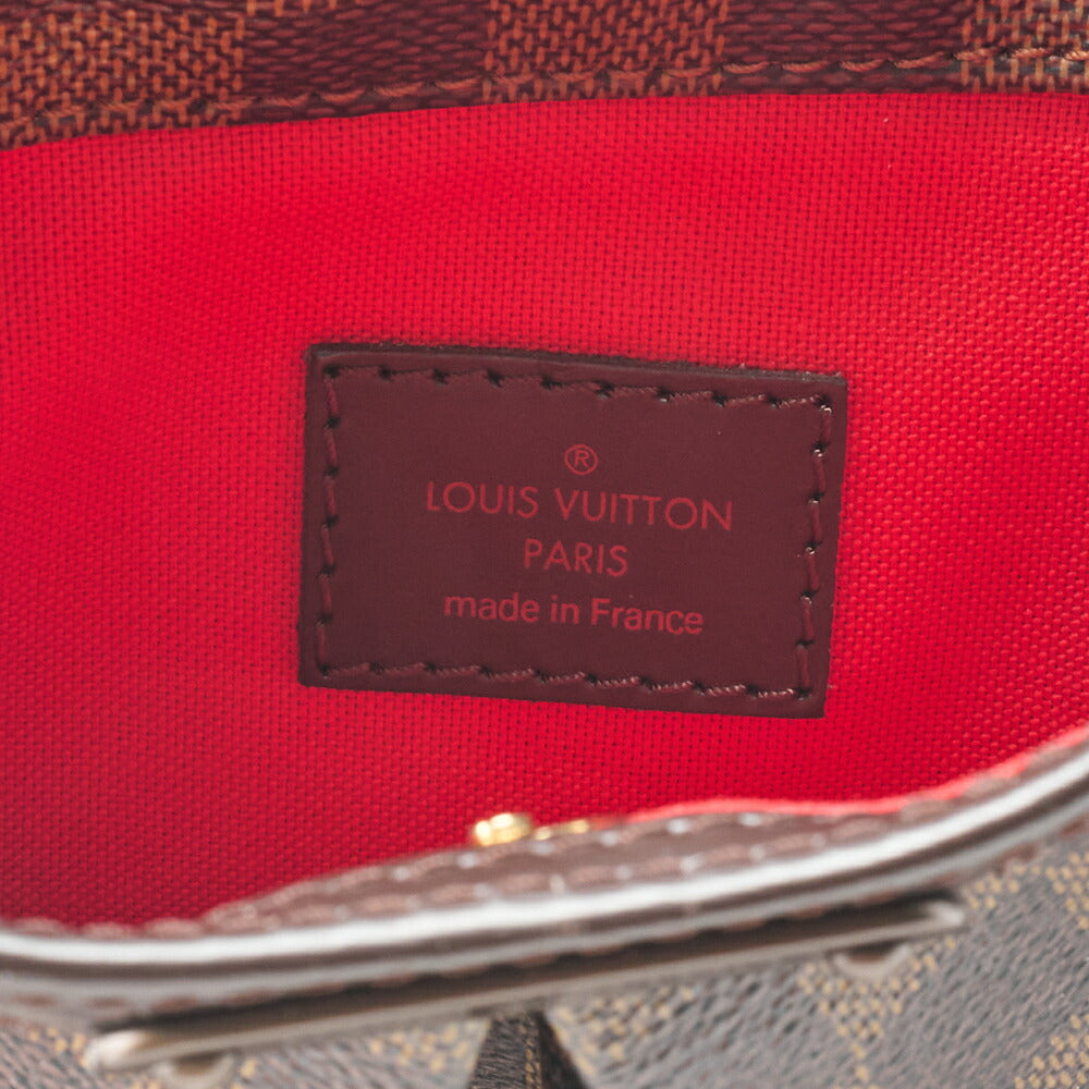 Louis Vuitton Shoulder Bag, Damier Bloomsbury PM, Canvas, Brown, Gold-Tone Hardware, Pre-Owned - Vintage La Charme