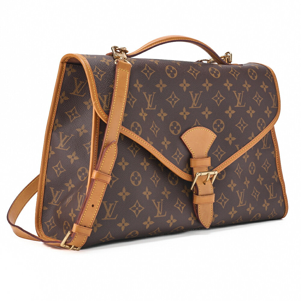 Louis Vuitton Shoulder Bag, Monogram Bel Air, Canvas, Brown, Gold-Tone Hardware, Pre-Owned - Vintage La Charme