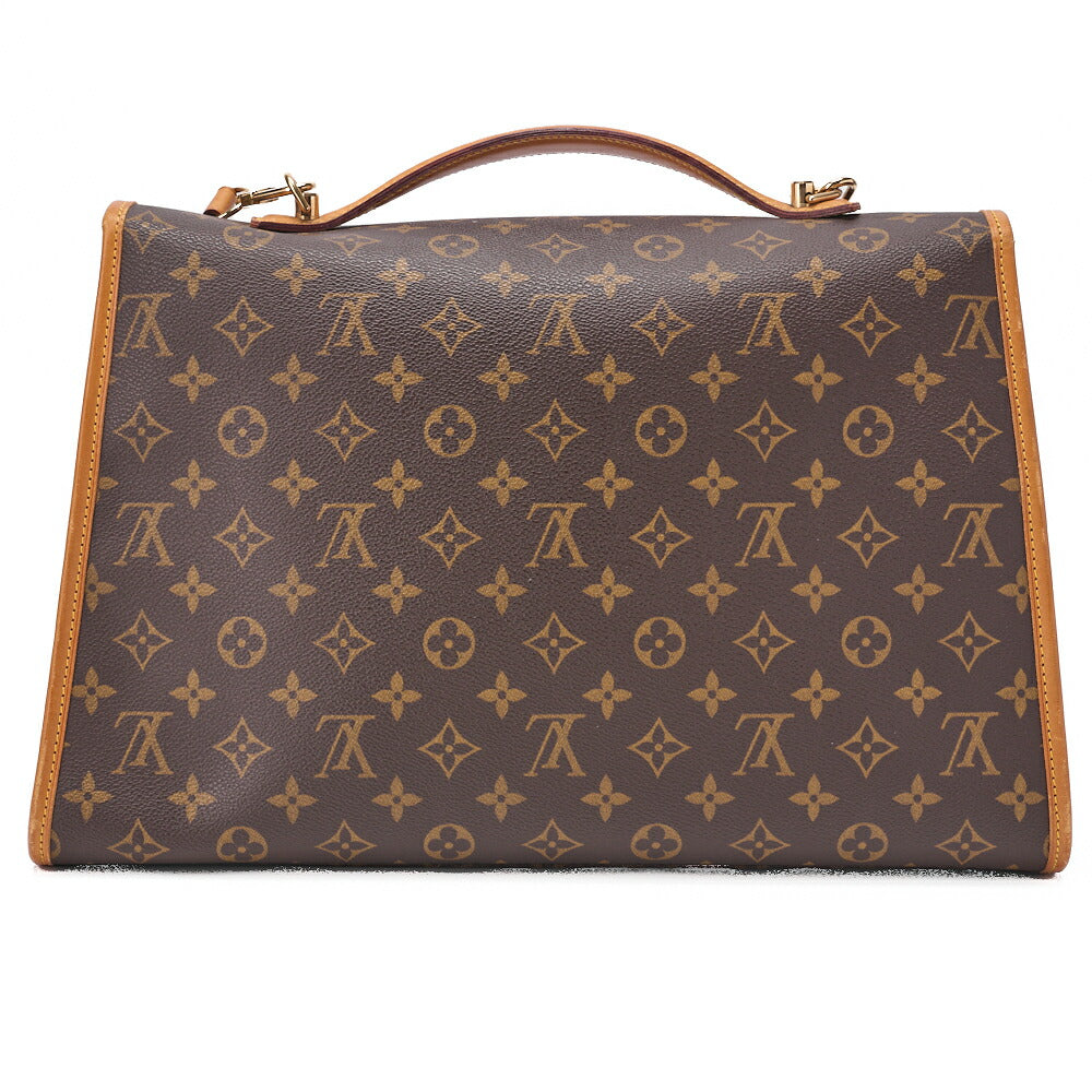 Louis Vuitton Shoulder Bag, Monogram Bel Air, Canvas, Brown, Gold-Tone Hardware, Pre-Owned - Vintage La Charme