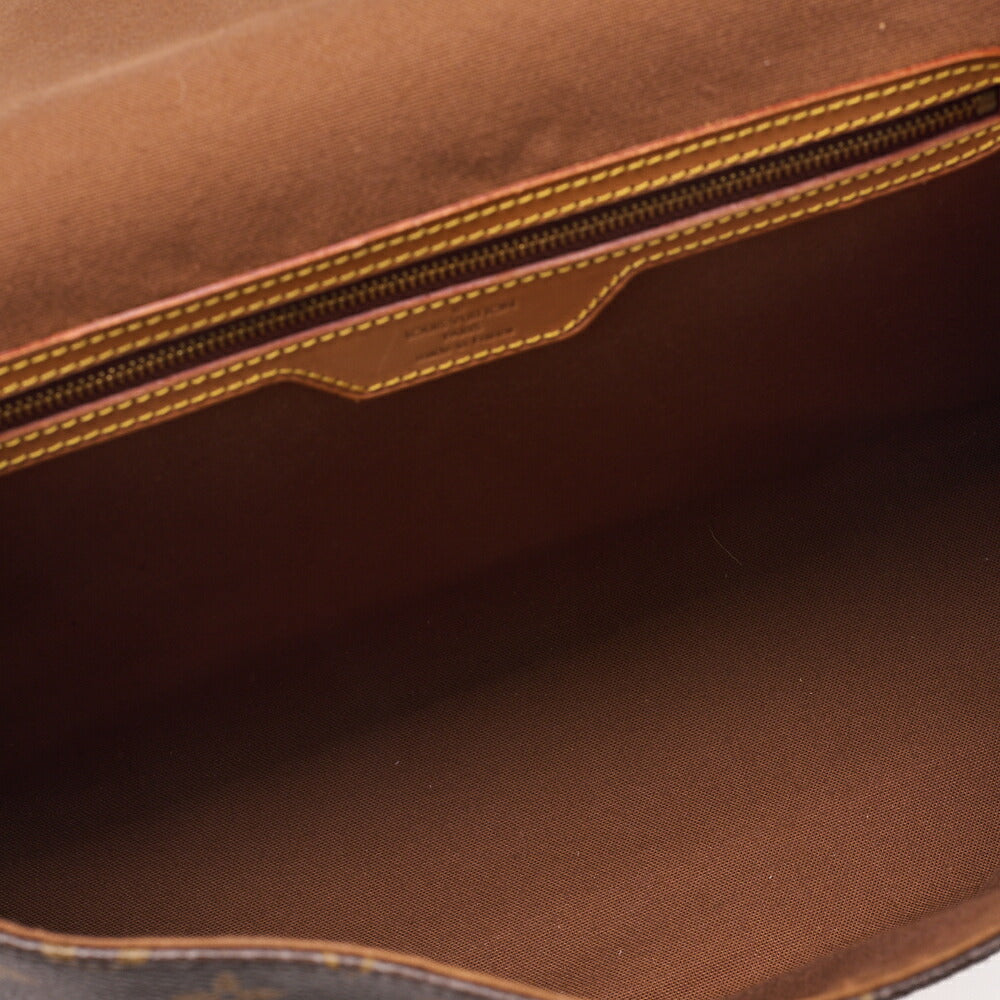 Louis Vuitton Shoulder Bag, Monogram Bel Air, Canvas, Brown, Gold-Tone Hardware, Pre-Owned - Vintage La Charme