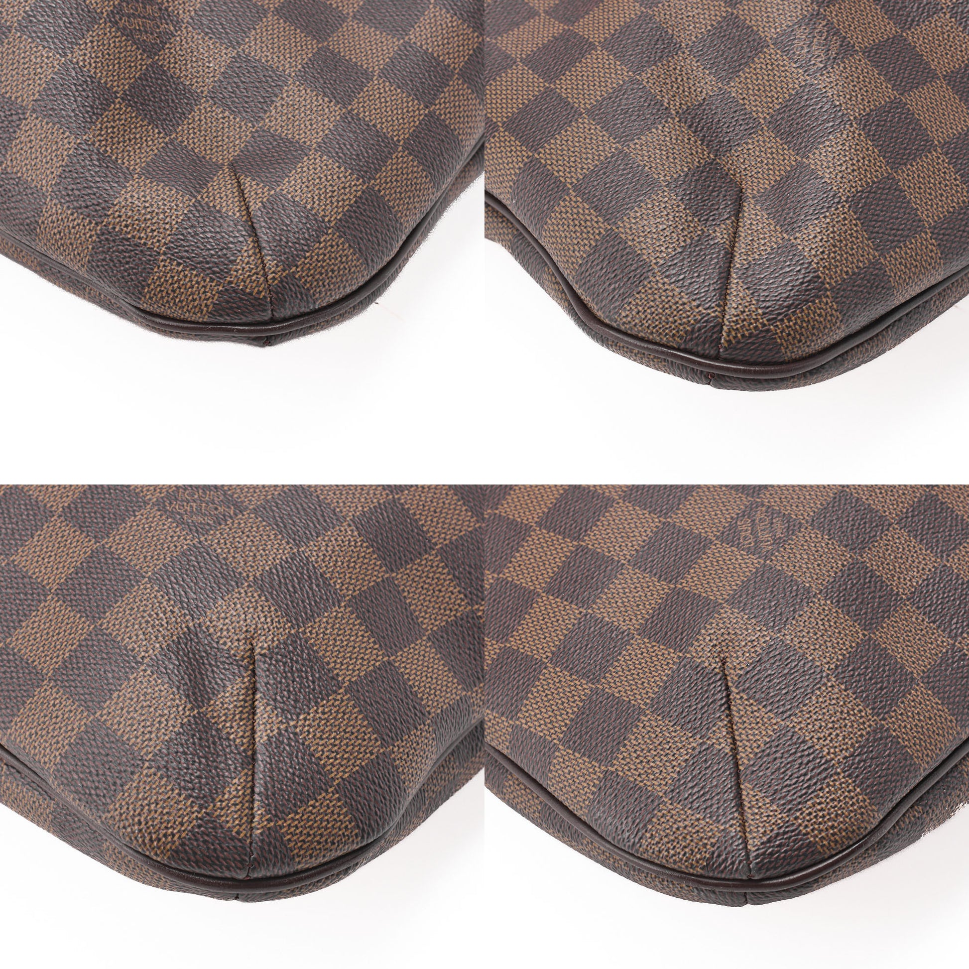 Louis Vuitton Shoulder Bag, Damier Bloomsbury PM, Canvas, Brown, Gold-Tone Hardware, Pre-Owned - Vintage La Charme