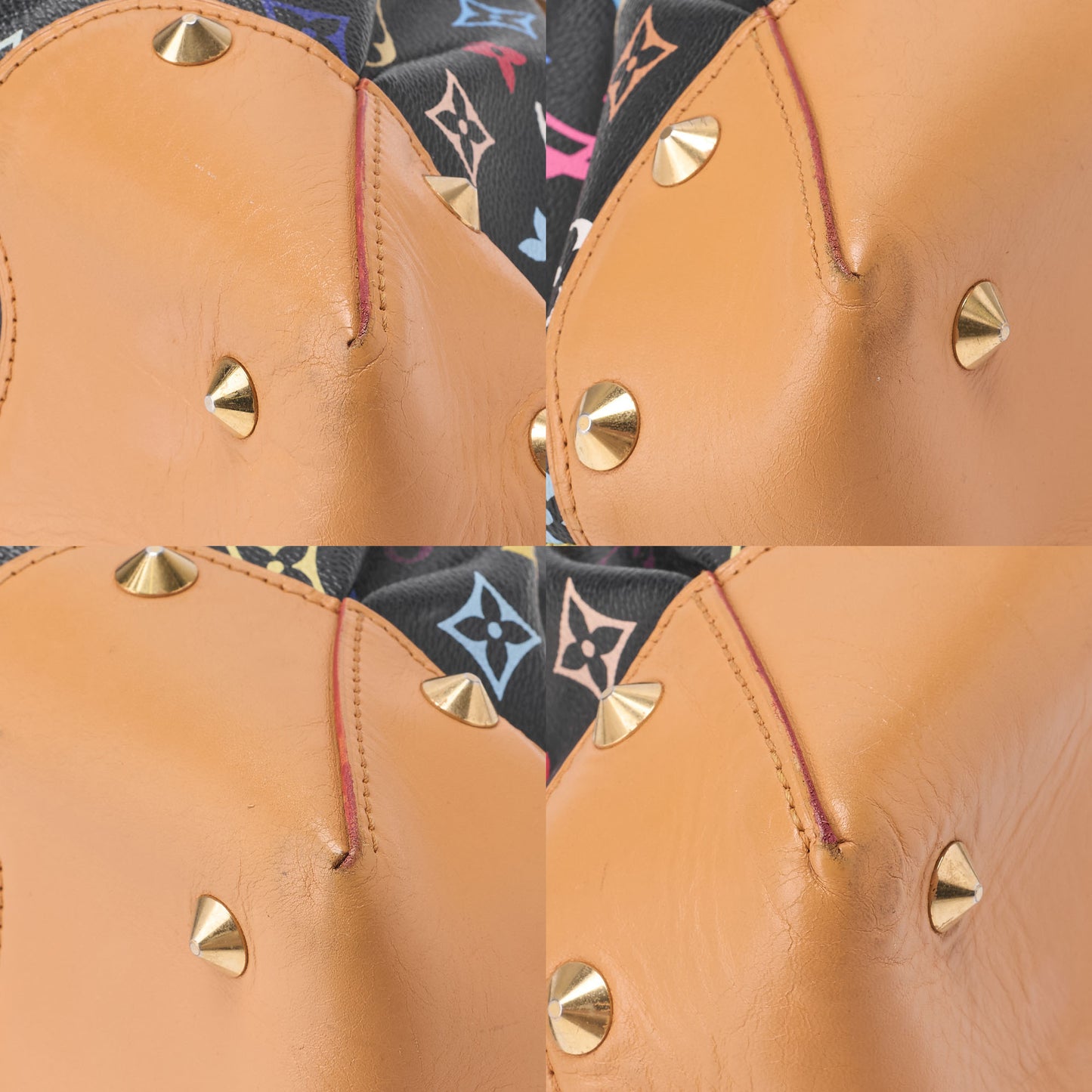 Louis Vuitton Shoulder Bag 2WAY Monogram Multicolor Canvas Noir Gold-Tone Hardware Pre-Owned - Vintage La Charme