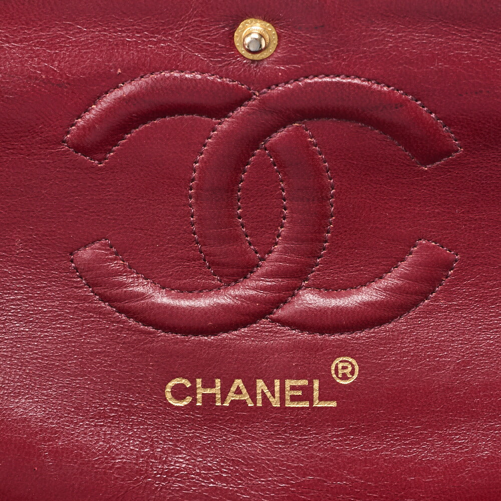 CHANEL Chain Shoulder Bag Matelasse Lambskin Black Gold-Tone Hardware Pre-Owned - Vintage La Charme