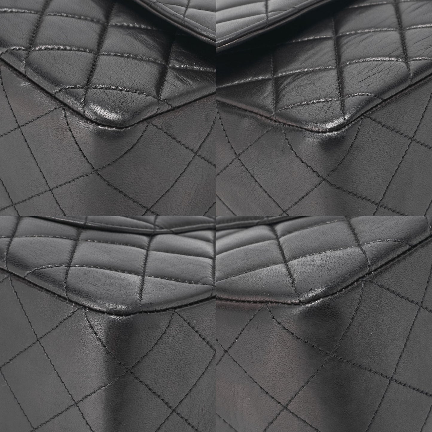 CHANEL Handbag Matelasse Coco Handle Lambskin Black Gold-Tone Hardware Pre-Owned - Vintage La Charme