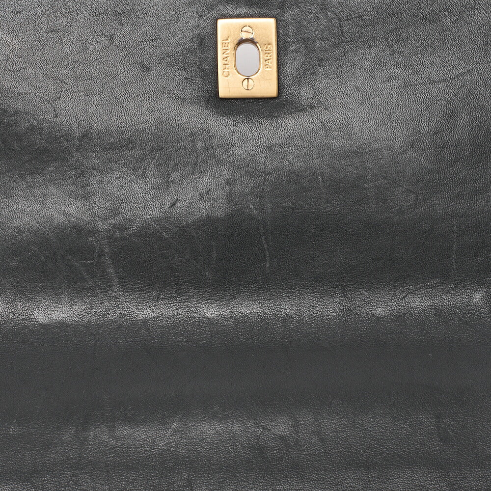 CHANEL Tote Bag, Coco Mark Wild Stitch Turn Lock, Calfskin, Black, Gold-Tone Hardware, Pre-Owned - Vintage La Charme