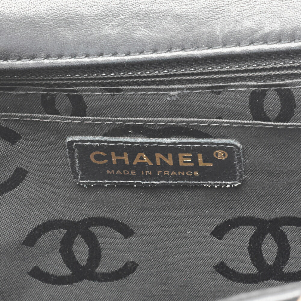 CHANEL Tote Bag, Coco Mark Wild Stitch Turn Lock, Calfskin, Black, Gold-Tone Hardware, Pre-Owned - Vintage La Charme