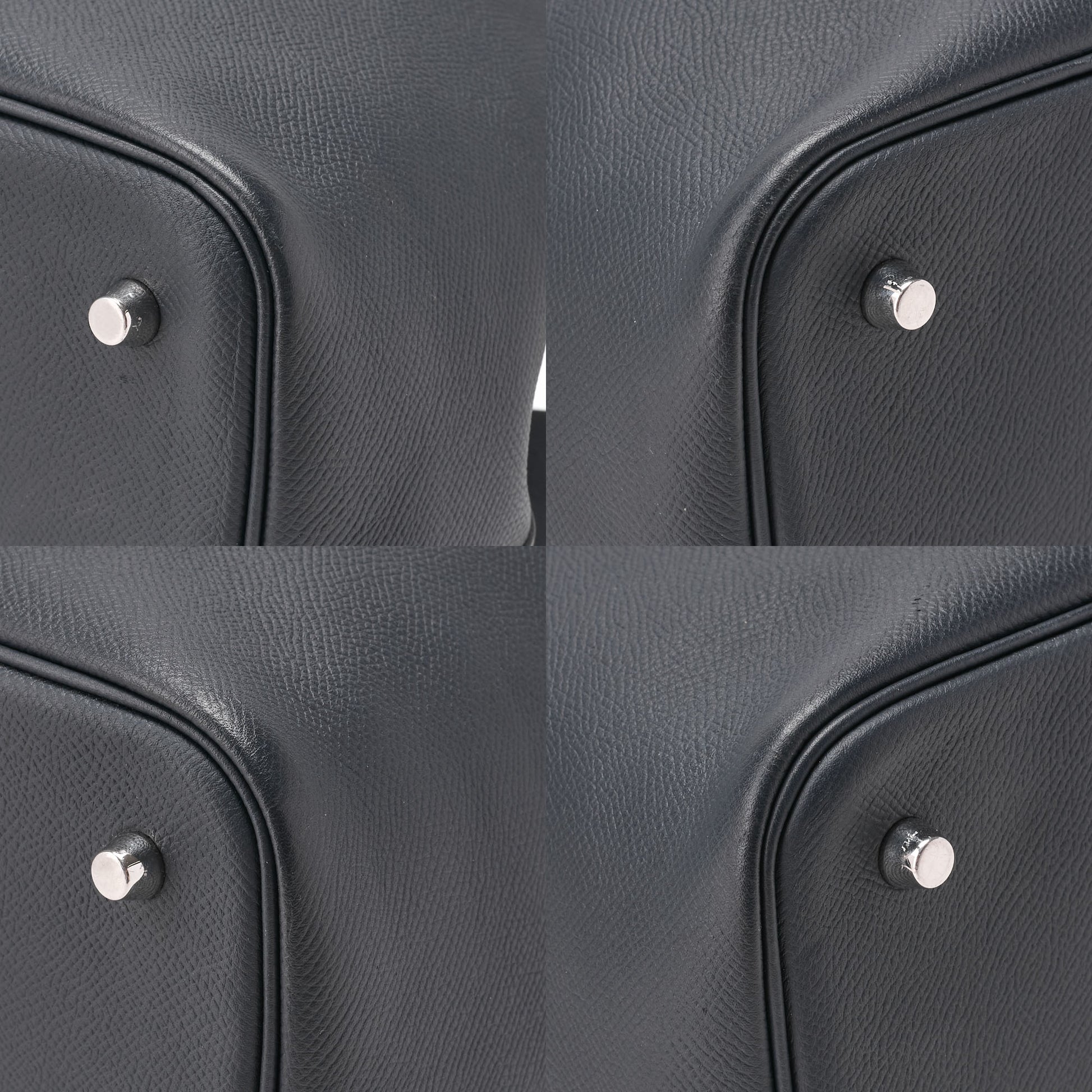 HERMES Handbag Picotan Lock MM Epson Brood de Prusse Blue Silver-Tone Hardware Pre-Owned - Vintage La Charme