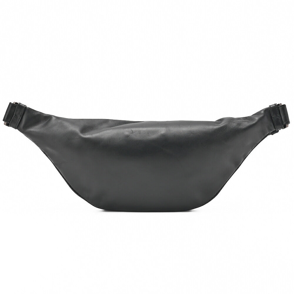 Bottega Veneta Messenger Bag Waist Pouch Intrecciato Lambskin Black Gold-Tone Hardware Pre-Owned - Vintage La Charme
