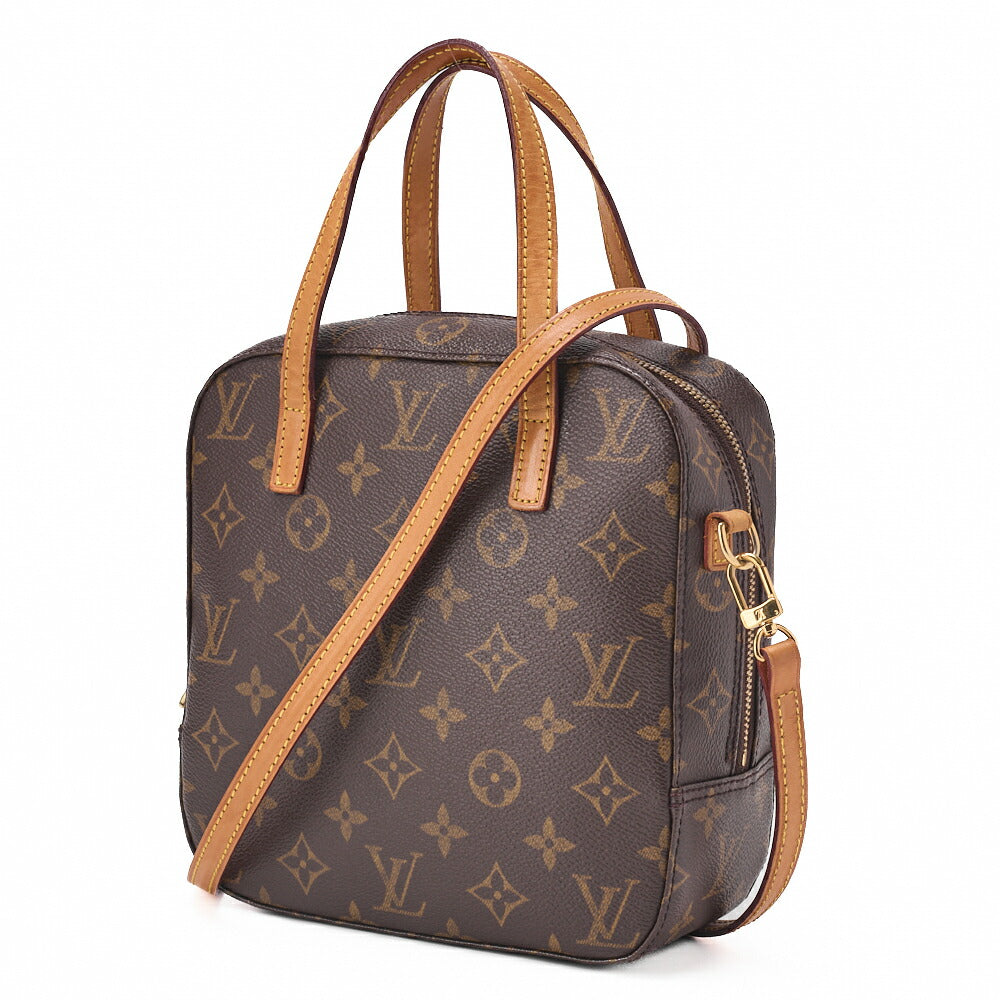 Louis Vuitton Shoulder Bag, Monogram, 2WAY, Canvas, Brown, Gold-Tone Hardware, Pre-Owned - Vintage La Charme
