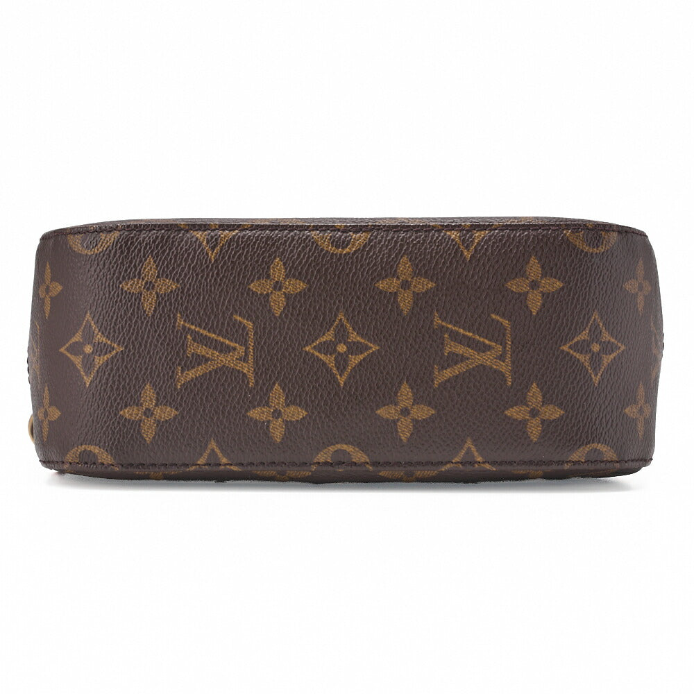 Louis Vuitton Shoulder Bag, Monogram, 2WAY, Canvas, Brown, Gold-Tone Hardware, Pre-Owned - Vintage La Charme