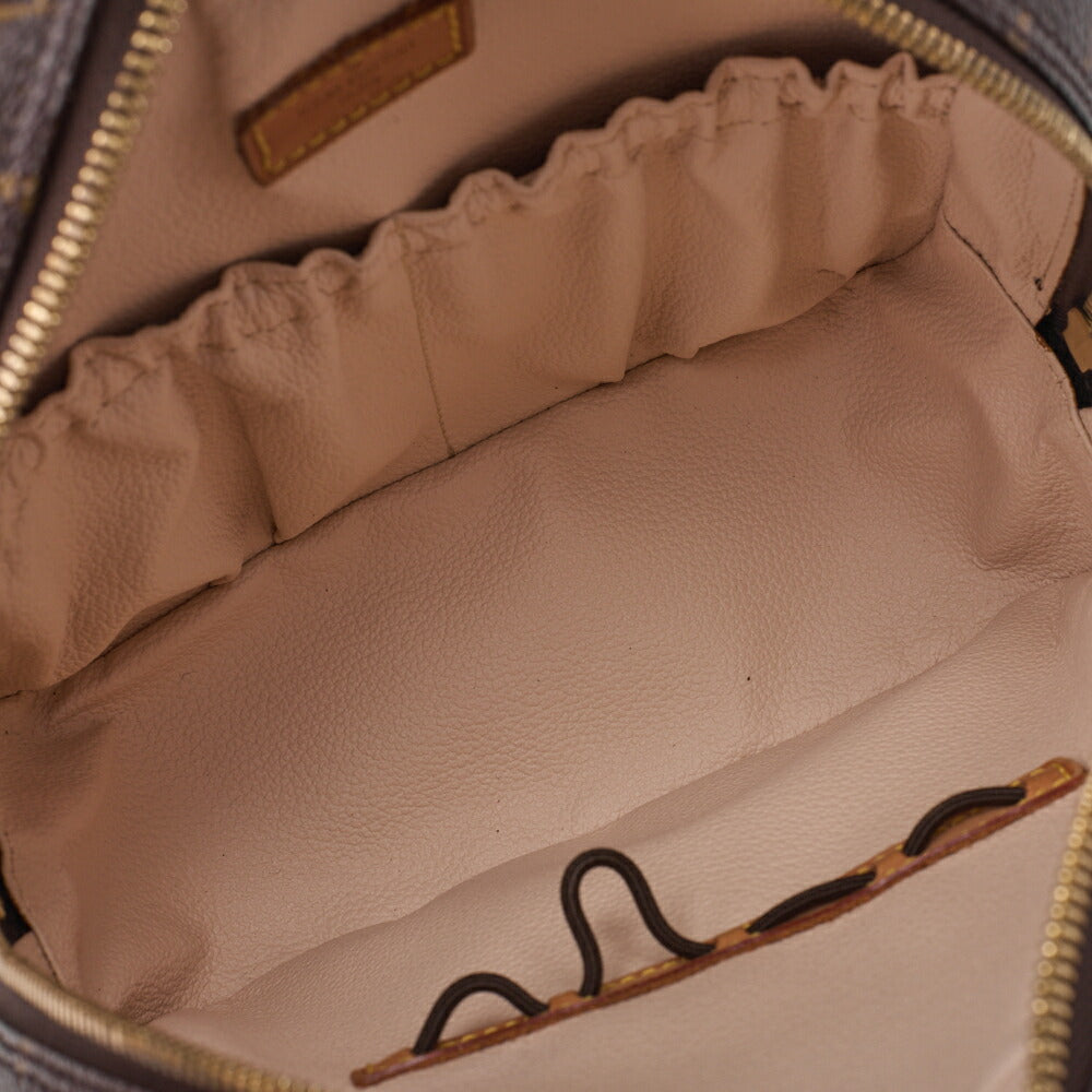 Louis Vuitton Shoulder Bag, Monogram, 2WAY, Canvas, Brown, Gold-Tone Hardware, Pre-Owned - Vintage La Charme