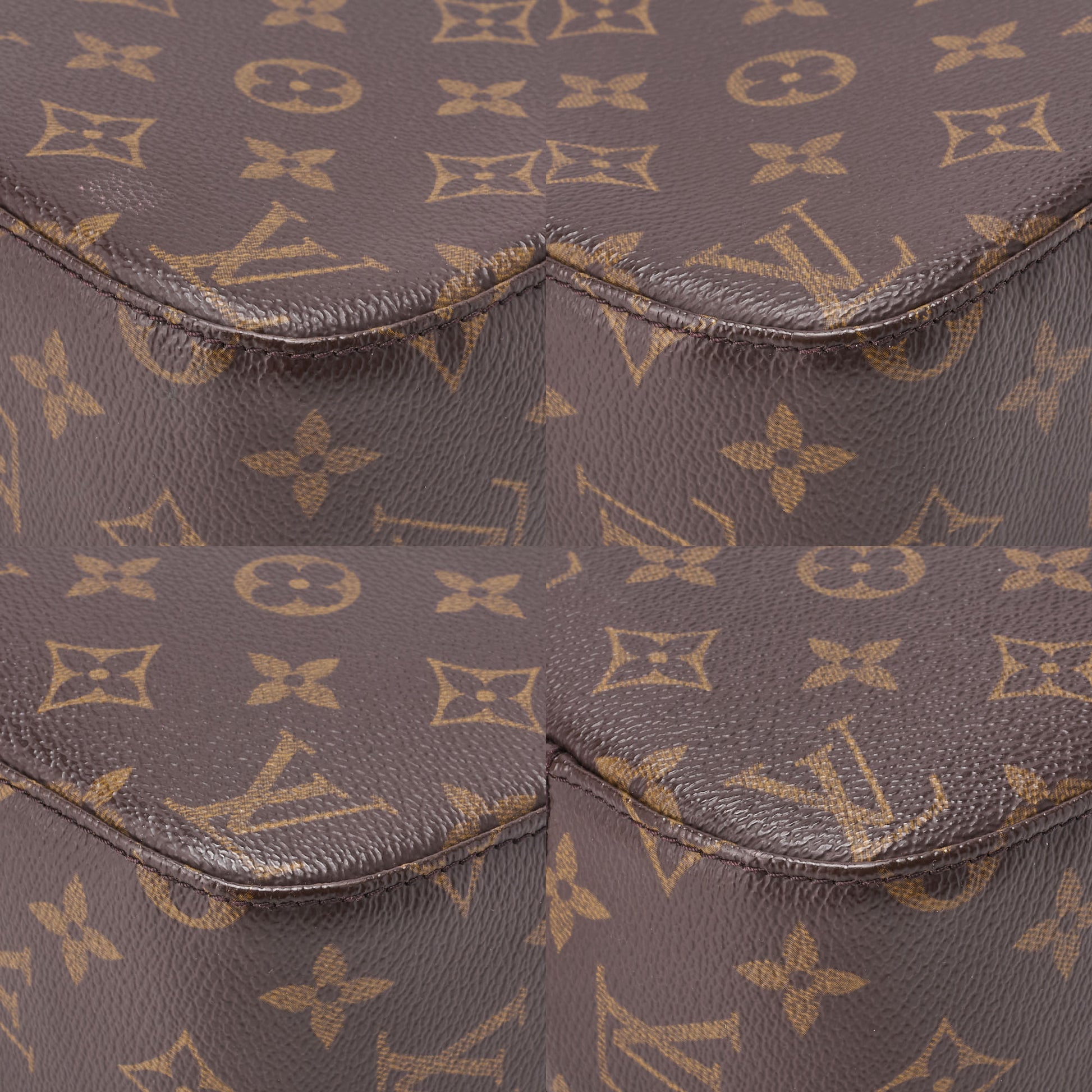Louis Vuitton Shoulder Bag, Monogram, 2WAY, Canvas, Brown, Gold-Tone Hardware, Pre-Owned - Vintage La Charme