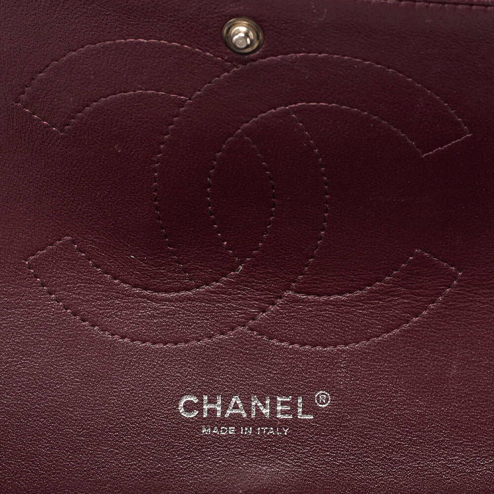 CHANEL Chain Shoulder Bag Deca Matelasse Caviar Skin Black Silver-Tone Hardware Pre-Owned - Vintage La Charme