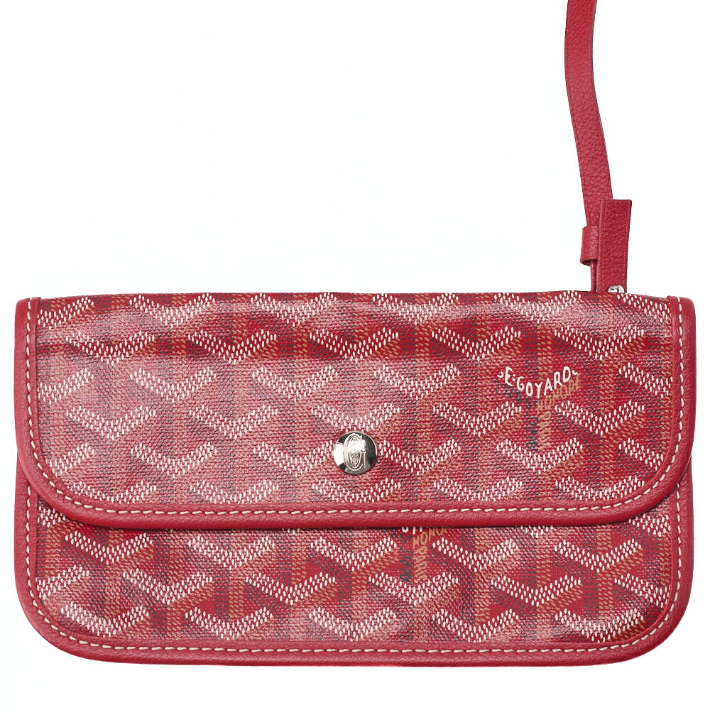 GOYARD Saint Louis PM Tote Bag, Coated Canvas, Red, Silver-Tone Hardware, Pre-Owned - Vintage La Charme