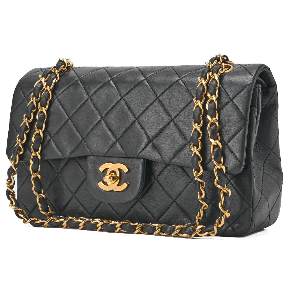 CHANEL Shoulder Bag Matelasse 23 Double Flap Lambskin Beige Gold-Tone Hardware Pre-Owned - Vintage La Charme