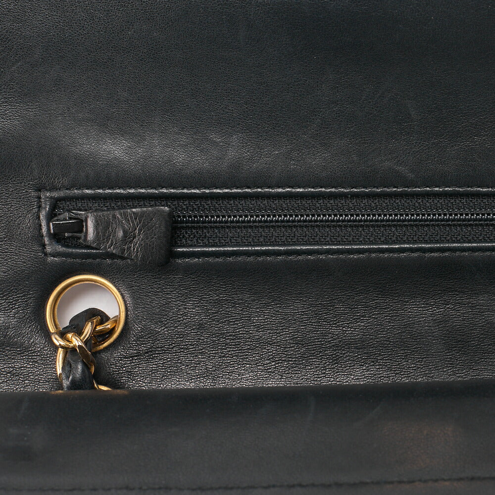 CHANEL Shoulder Bag Matelasse 23 Double Flap Lambskin Beige Gold-Tone Hardware Pre-Owned - Vintage La Charme