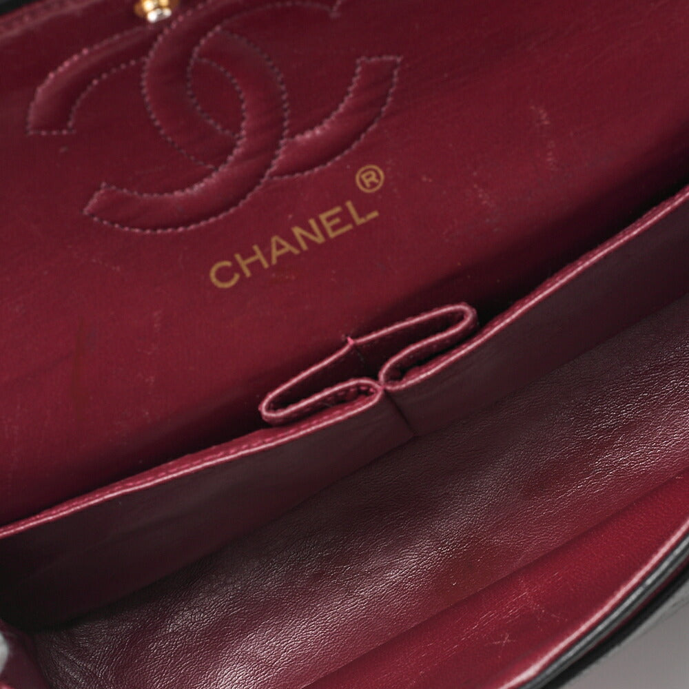 CHANEL Shoulder Bag Matelasse 23 Double Flap Chain Lambskin Beige Gold-Tone Hardware Pre-Owned - Vintage La Charme