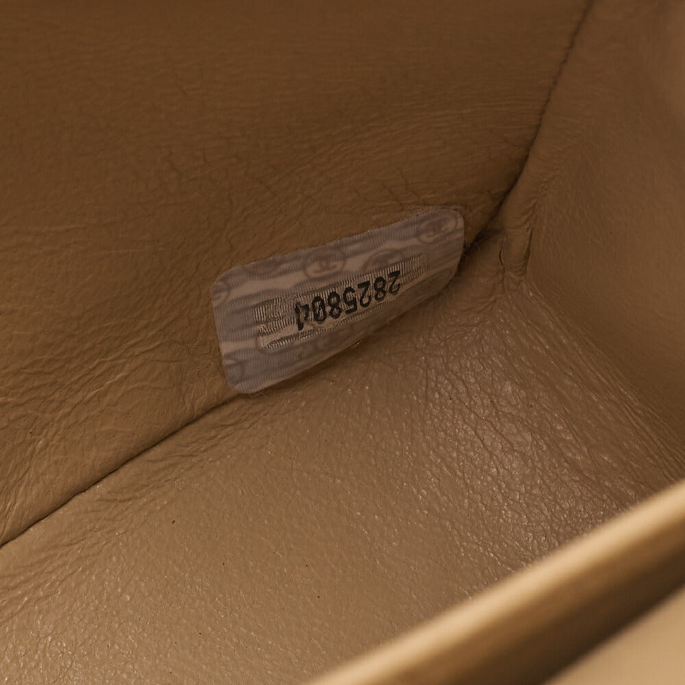 CHANEL Chain Shoulder Bag Matelasse Double Flap Lambskin Beige Gold-Tone Hardware Pre-Owned - Vintage La Charme