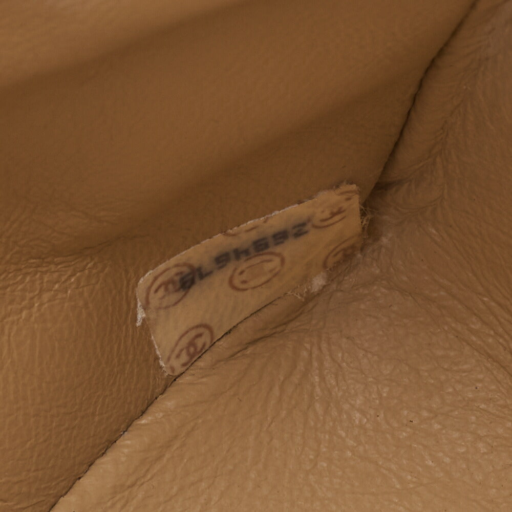 CHANEL Chain Shoulder Bag Matelasse Double Flap Lambskin Beige Gold-Tone Hardware Pre-Owned - Vintage La Charme